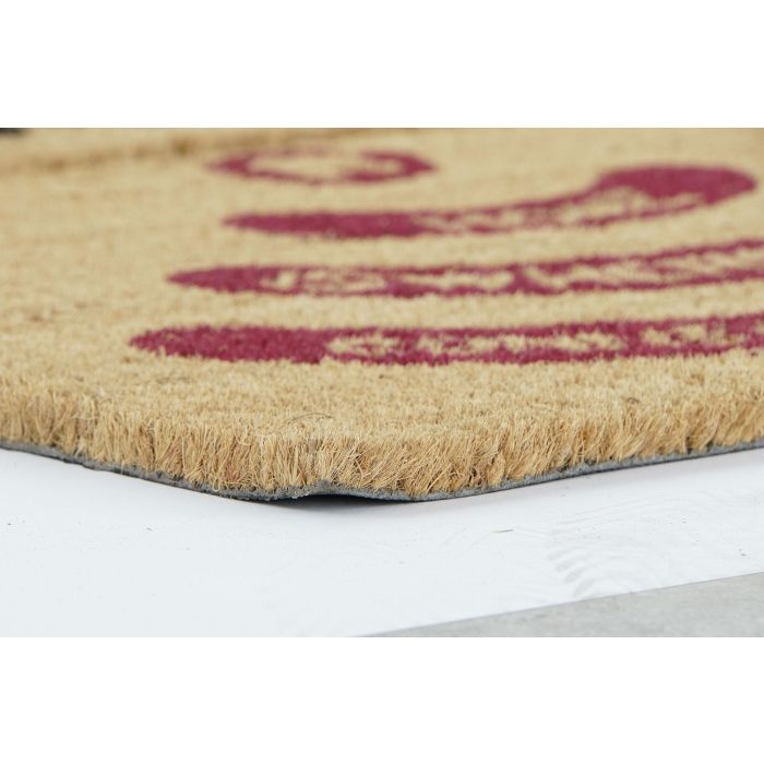 DKD Home Decor Felpudo Basicos de Entrada, Fibra de Coco y PVC, Colores Marrón y Rojo, Surtido 40x60x1.5 cm - Pack de 6 Unidades 2 DKD Home Decor Felpudo Basicos de Entrada, Fibra de Coco y PVC, Colores Marrón y Rojo, Surtido 40x60x1.5 cm - Pack de 6 Unidades 2