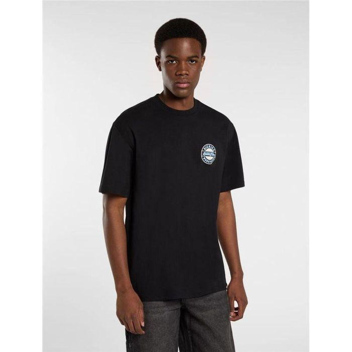 Camiseta de Manga Corta Hombre Dickies Circle Negro L 4
