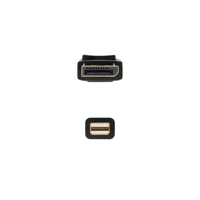 Cable Mini DisplayPort Nanocable 10.15.2402/ Mini DisplayPort Macho - DisplayPort Macho/ 2m/ Negro 2 Cable Mini DisplayPort Nanocable 10.15.2402/ Mini DisplayPort Macho - DisplayPort Macho/ 2m/ Negro 2