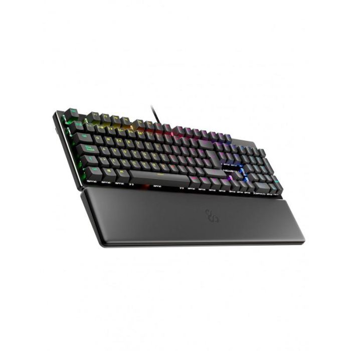 Newskill Serike V2 Teclado Mecánico Gaming RGB Negro - Formato Completo 104 Teclas QWERTY Español (ISO), Cable USB, Reposamuñecas