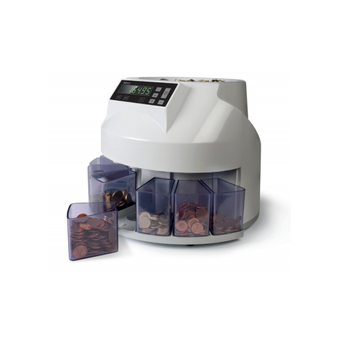 Safescan 1250 Contadora y Clasificadora de Monedas - 220 Monedas/Minuto