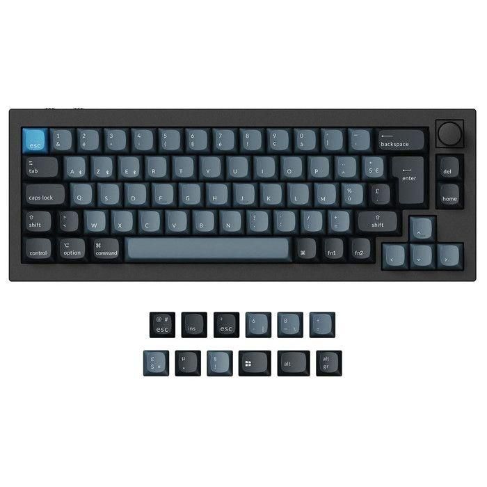 Keychron AAAQE93754 Teclado mecánico para juegos Q2 Pro ANSI con interruptor rojo y retroiluminación RGB