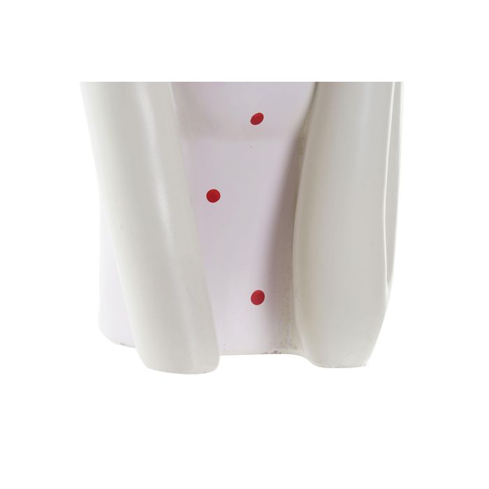 Figura Urban DKD Home Decor Blanco Rosa 15 x 31 x 18.5 cm (2 Unidades) 1 Figura Urban DKD Home Decor Blanco Rosa 15 x 31 x 18.5 cm (2 Unidades) 1