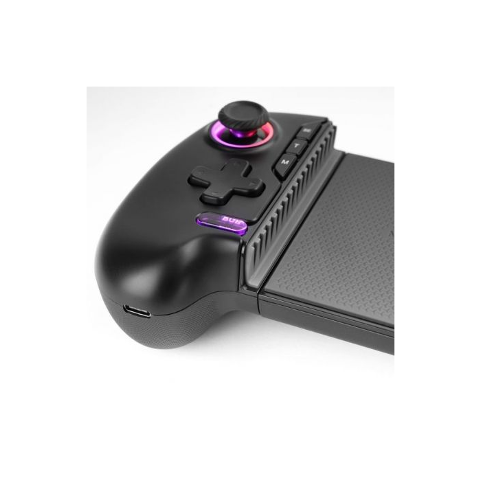 Mars Gaming MGPXPRO Gamepad Inalámbrico Bluetooth 2en1 con Joysticks Hall, Multiplataforma (Switch, PS4, PC, Android, iOS), Soporte Smartphone 7" y Botones Macro 3