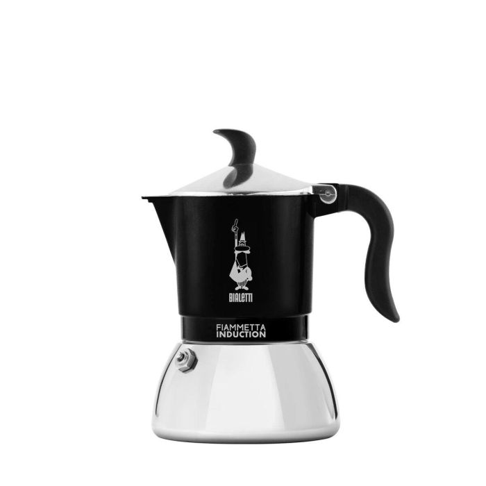 Cafetera Italiana Bialetti FIAMMETTA Negro Aluminio 4 Tazas 5