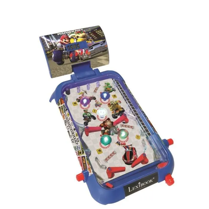 Lexibook Pinball Electrónico Mario Kart Nintendo JG610NI +5 Años Juego de Mesa Infantil 4