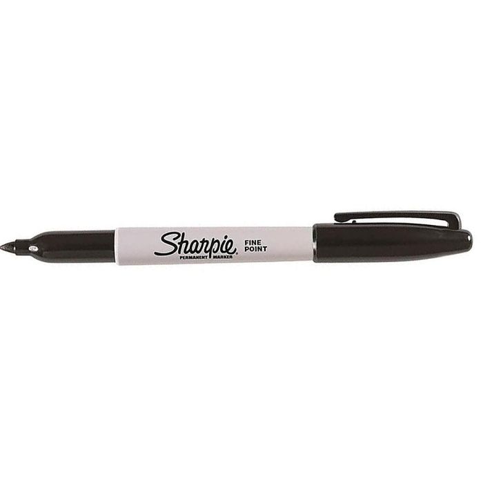 Rotulador Sharpie Permanente Punta Fina Negro 12 unidades 1