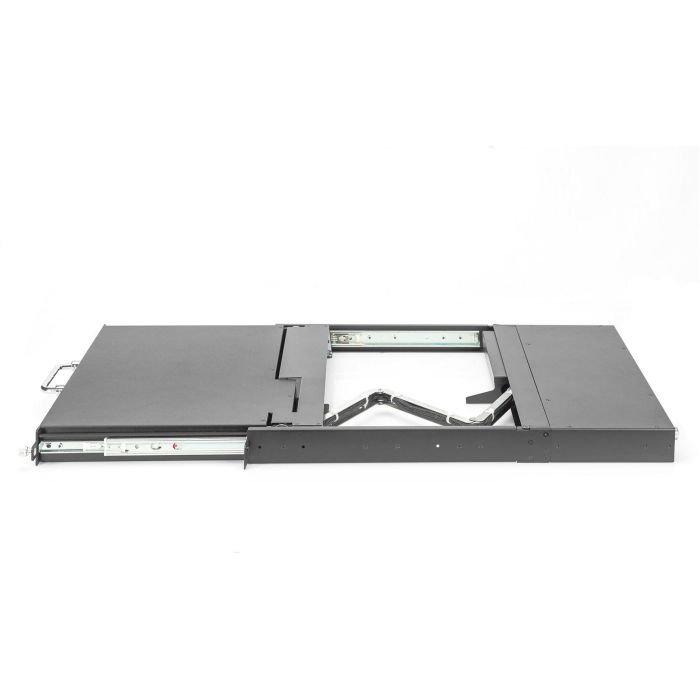 DIGITUS Modulare HD LCD KVM Konsole mit 17" TFT, 8-Port CAT 5 KVM Anschluss, Touchpad, US Tastaturlayout 2