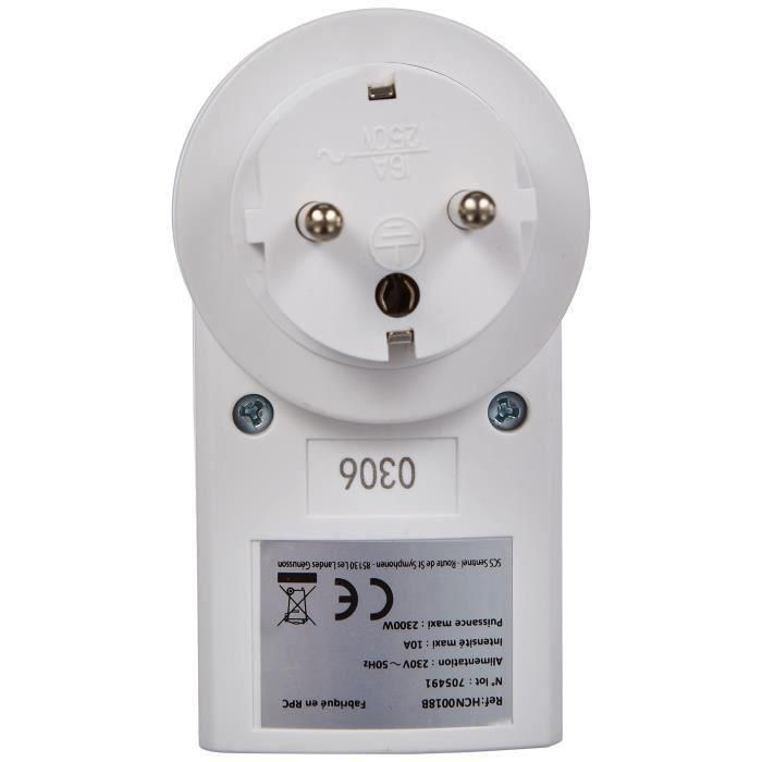 SCS SENTINEL Kit de 5 tomas de control remoto de 2300 W 1 SCS SENTINEL Kit de 5 tomas de control remoto de 2300 W 1