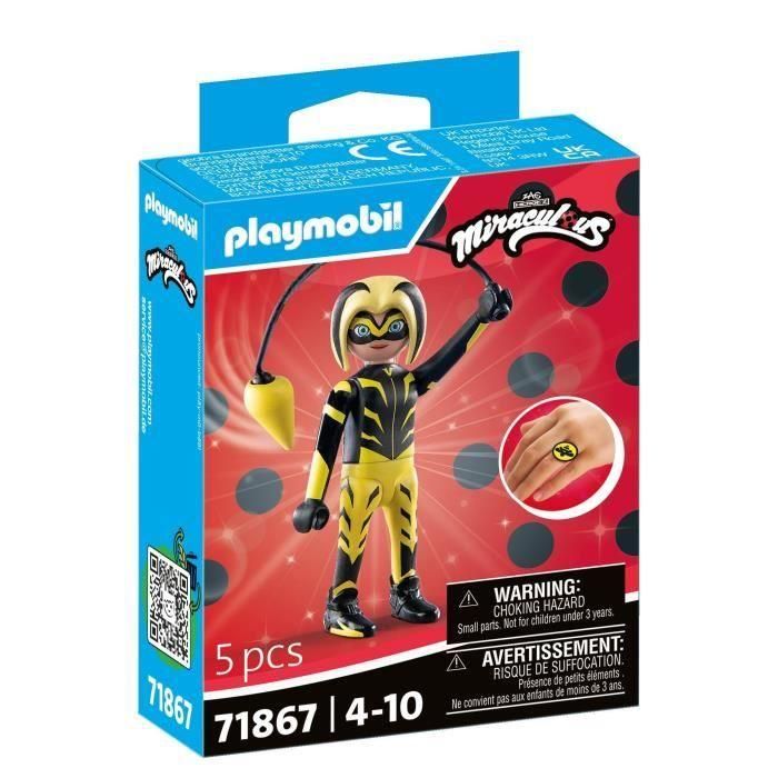 Playmobil 71867 Miraculous Vesperia Zoë Lee Figura de Acción con Yoyó y Escudo para Niños +4 años