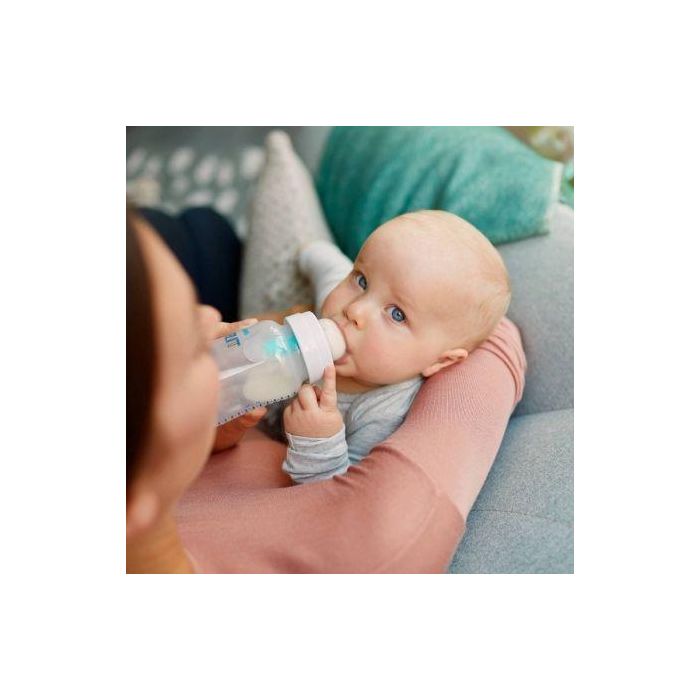 SET DE BIBERONES ANTICOLICOS PHILIPS AVENT SCD808 - SISTEMA AIRFREE - 2*BIBERON 125ML - 2*BIBERON 260ML - 1*CHUPETE ORTODONTICO 3