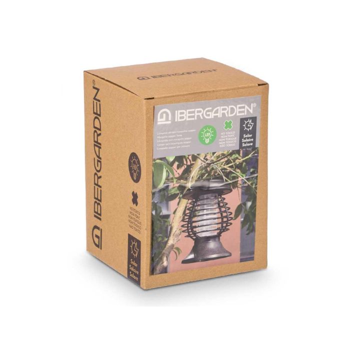 Farol Exterior Antimosquito Zapper Doble Funcion Ibergarden 13X19CM (8 Unidades) 2 Farol Exterior Antimosquito Zapper Doble Funcion Ibergarden 13X19CM (8 Unidades) 2
