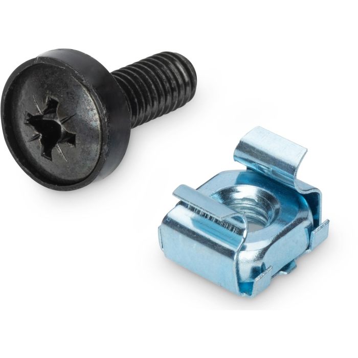 Digitus Juego de Tornillos de Instalación M6, 50 Piezas Negras, Tuercas Enjauladas y Arandelas - Kit de Montaje Rack 0 Digitus Juego de Tornillos de Instalación M6, 50 Piezas Negras, Tuercas Enjauladas y Arandelas - Kit de Montaje Rack 0