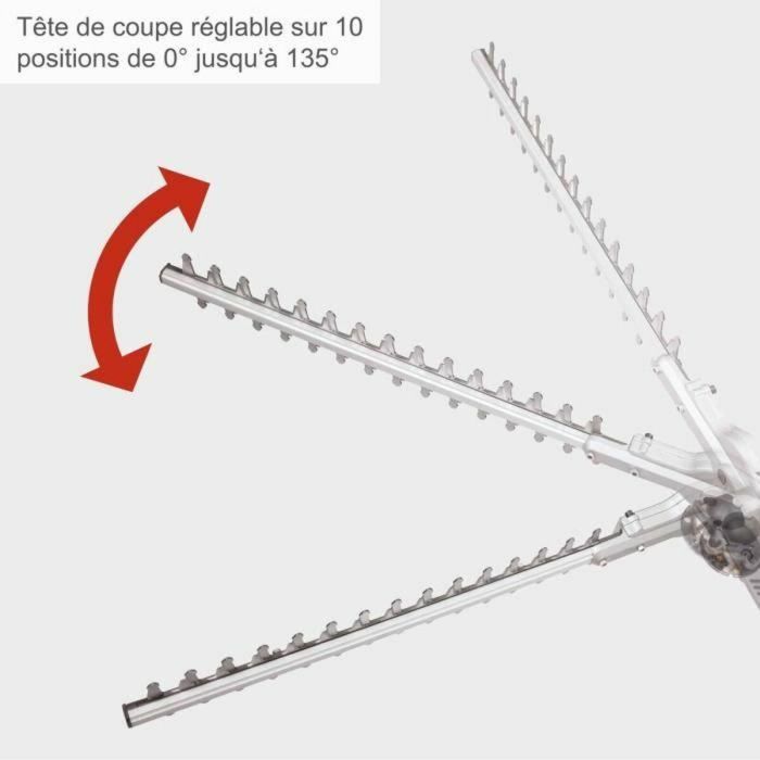 Cortasetos eléctrico telescópico - Scheppach - ETHT1000 3