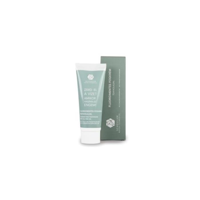 Schussler Natur Dentífrico Árbol del Té y Aloe Vera 75ml – Dientes y Encías Sensibles, Vegano, ECOCERT