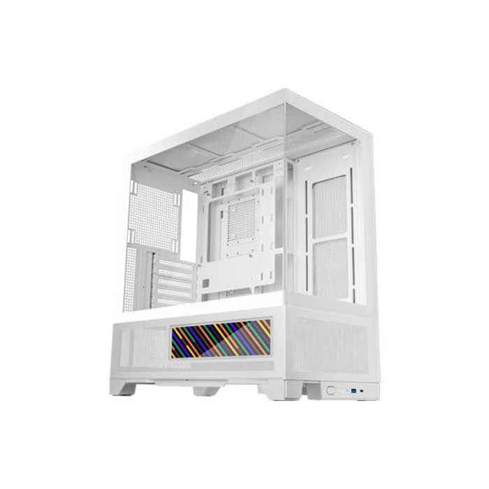 Caja Gaming Semitorre Mars Gaming MC-LCDX/ Blanca 1