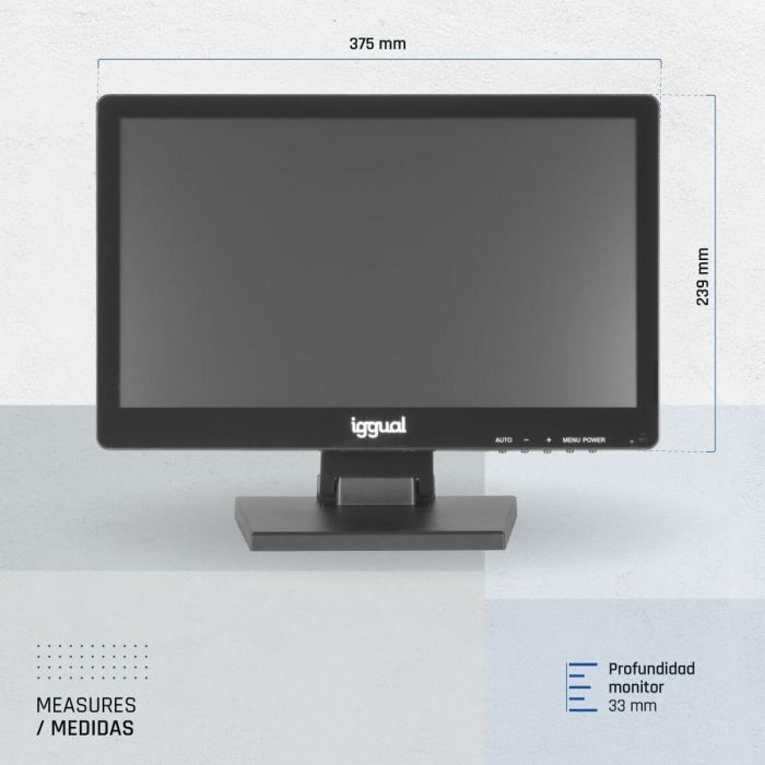 Monitor iggual IGG319857 15" HD+ 6