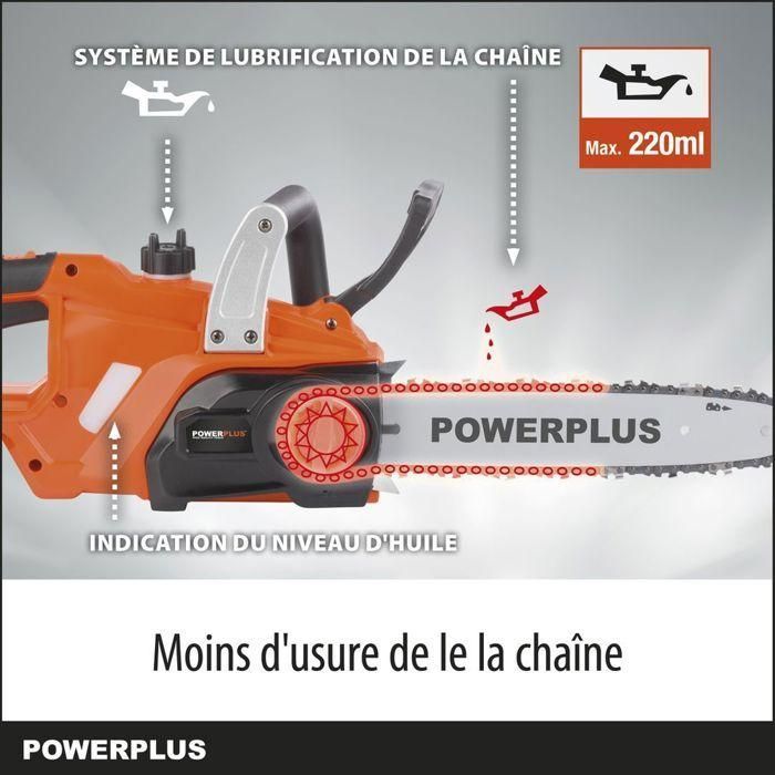 PowerPlus dual Power PowDPG7570 - Moda de batería de 20 V, guía de 300 mm, sin batería ni cargador 3