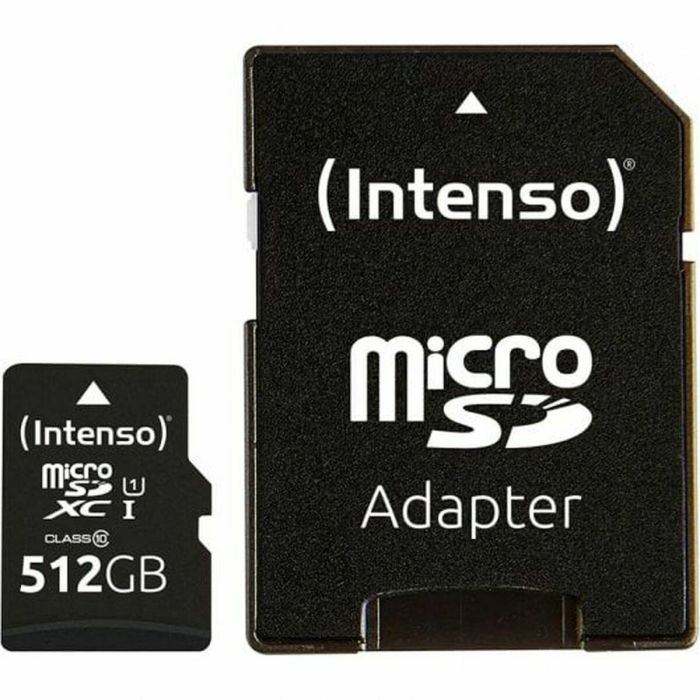 Intenso 3423493 Tarjeta de Memoria Micro SDXC UHS-I Premium 512GB Clase 10 hasta 45MB/s con Adaptador 0 Intenso 3423493 Tarjeta de Memoria Micro SDXC UHS-I Premium 512GB Clase 10 hasta 45MB/s con Adaptador 0