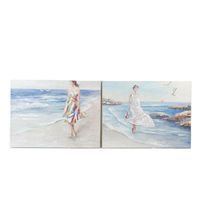 Cuadro DKD Home Decor 120 x 3,5 x 90 cm Mediterráneo (2 Unidades) Cuadro DKD Home Decor 120 x 3,5 x 90 cm Mediterráneo (2 Unidades)
