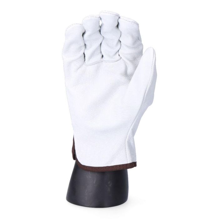 Guantes de Trabajo EDM Blanco Piel de vaca Transportes 3