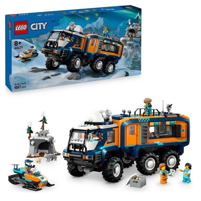 LEGO City 60471 Arctic Explorers Science Truck - Juego para niños de 8 años LEGO City 60471 Arctic Explorers Science Truck - Juego para niños de 8 años