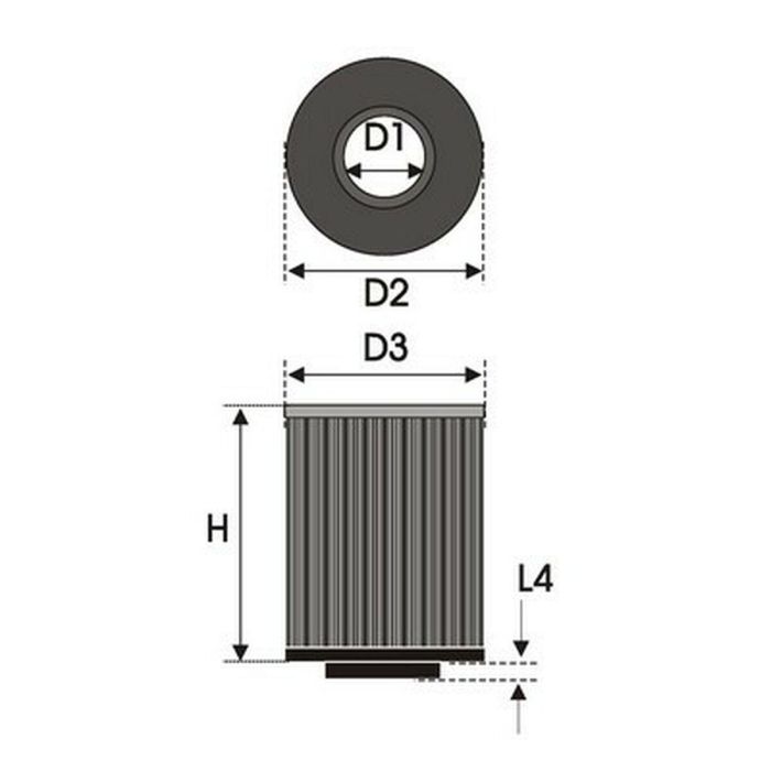 Filtro de aire Green Filters B11.70 Universal 1 Filtro de aire Green Filters B11.70 Universal 1