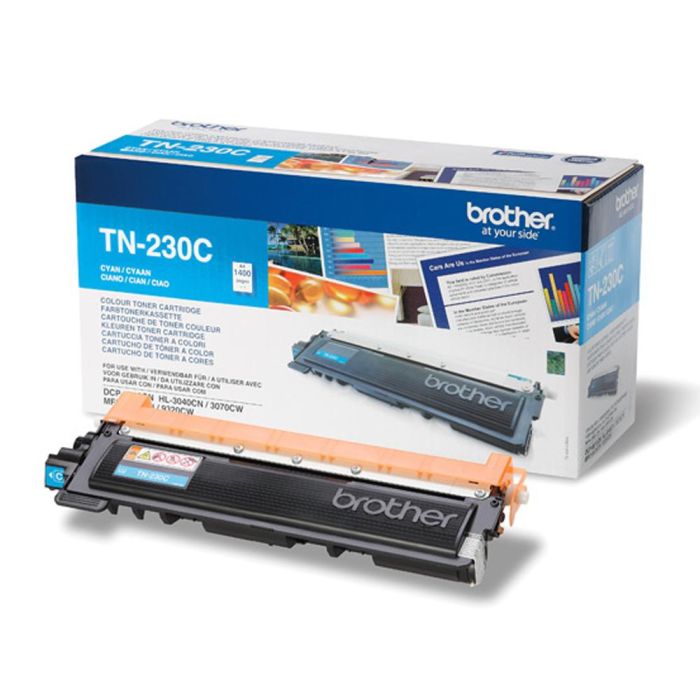 Toner Brother Tn-230 Cian -1.400Pag- Hl-3040Cn Hl-3070Cw Dcp-9010Cn Mfc-9120Cn Mfc-9320Cw 1