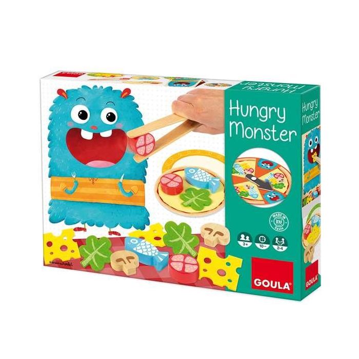 Goula Juego de Destreza Hungry Monster de Madera - Prepara la Pizza del Monstruo Tragón para Niños 3+ Años (Hasta 4 Jugadores) 5 Goula Juego de Destreza Hungry Monster de Madera - Prepara la Pizza del Monstruo Tragón para Niños 3+ Años (Hasta 4 Jugadores) 5