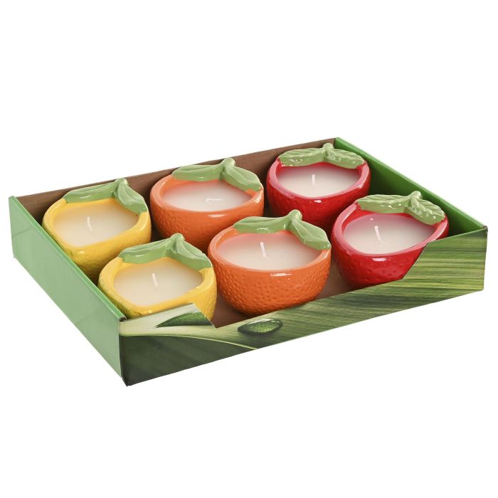 Vela Urban DKD Home Decor Multicolor 10 x 6 x 14 cm (6 Unidades) 3