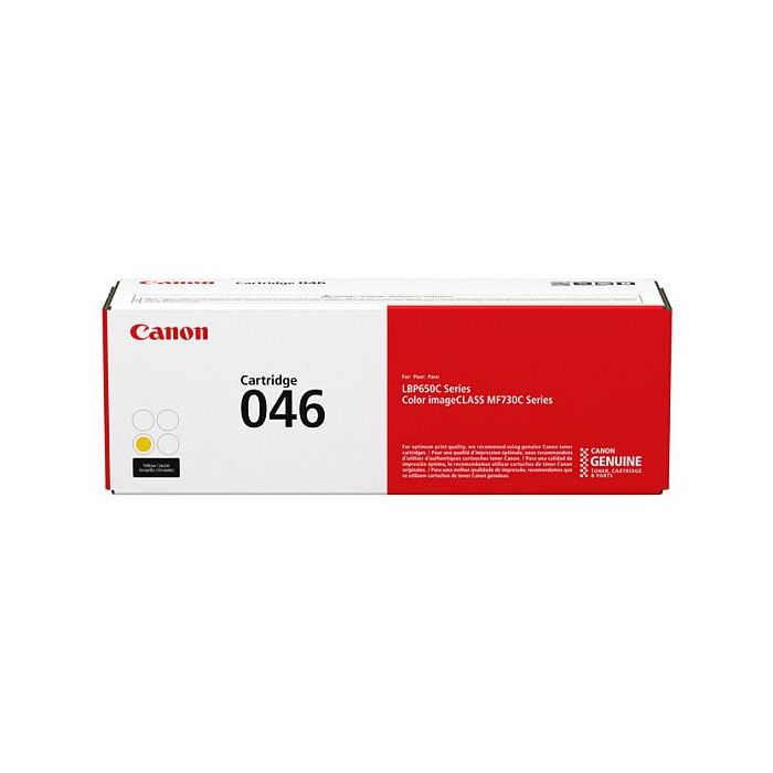 Canon Tóner Amarillo 046Y para LBP650C, MF732Cdw, MF734Cdw - Rendimiento 2.300 Páginas Canon Tóner Amarillo 046Y para LBP650C, MF732Cdw, MF734Cdw - Rendimiento 2.300 Páginas
