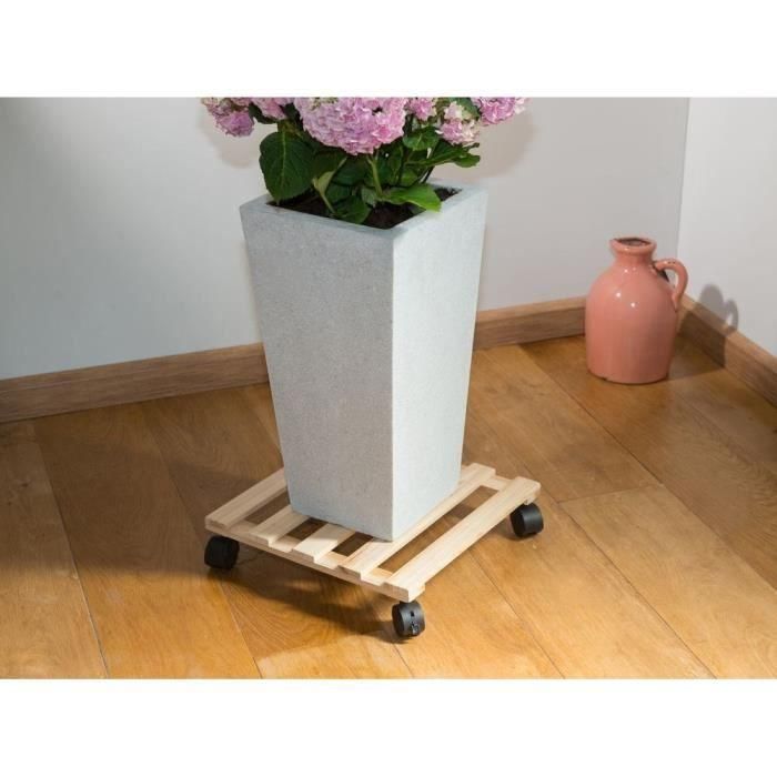 NATURE Mesa enrollable para plantas - Abeto - H7.4 x 35 x 35 cm 1