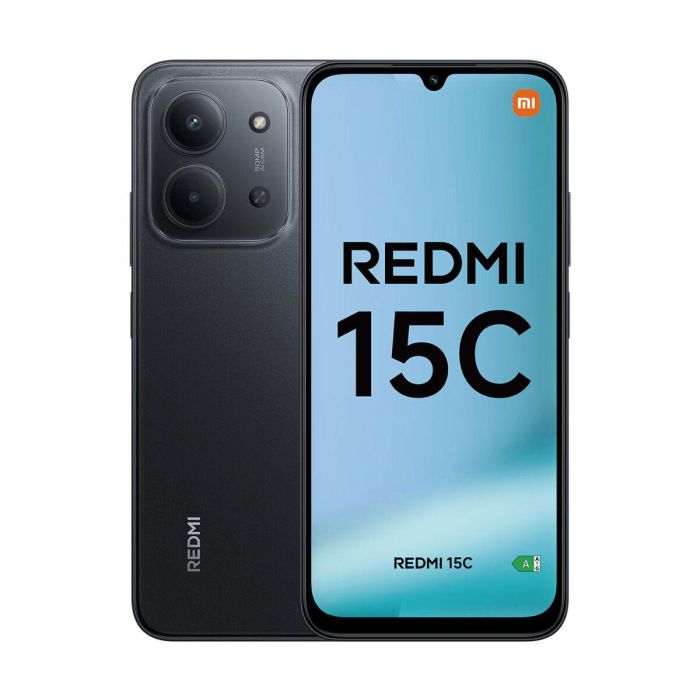 Xiaomi Redmi 15C Smartphone 256GB 8GB RAM Pantalla 6.9" Negro - Batería 6000 mAh, Cámara 50MP, Carga 33W