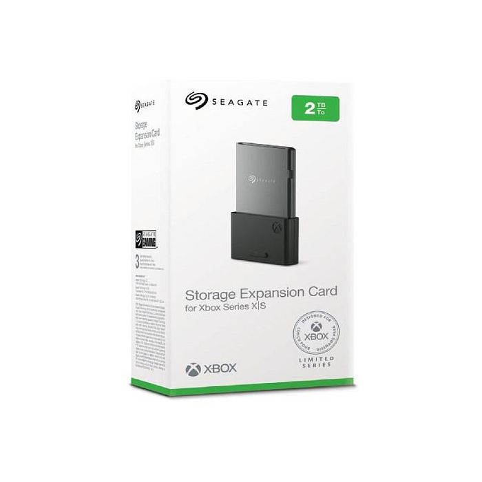 Seagate Expansion Card 2TB para Xbox Series X/S, Tarjeta de Almacenamiento Externa, Compatible con Arquitectura Velocity Negra 4