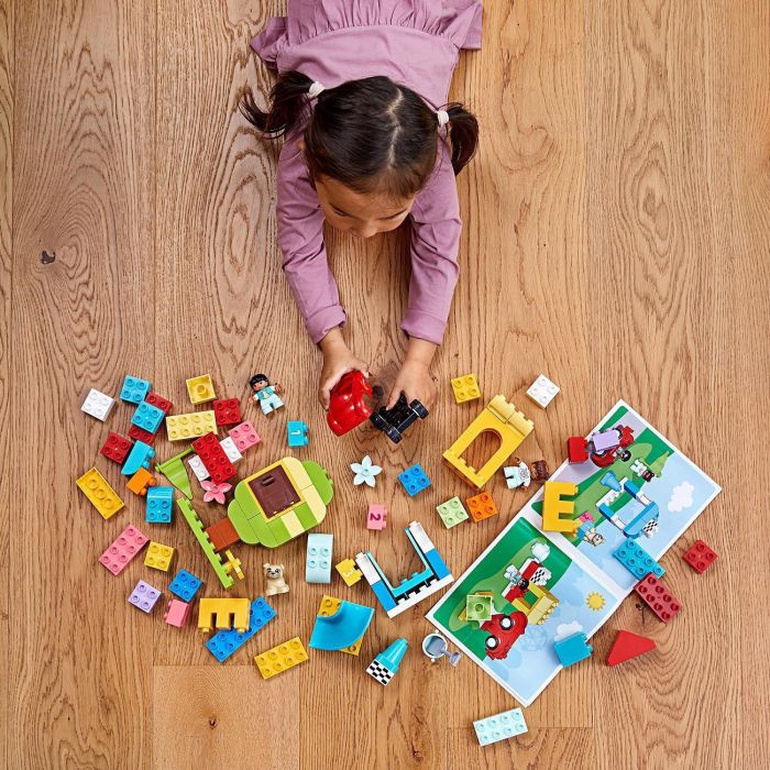 Lego Duplo Caja de Ladrillos Deluxe, Juguete de Construcción Educativo para Bebés +18 Meses, 85 Piezas 3 Lego Duplo Caja de Ladrillos Deluxe, Juguete de Construcción Educativo para Bebés +18 Meses, 85 Piezas 3