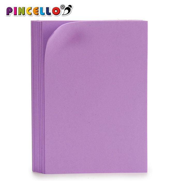 10 Láminas Goma Eva Violeta 20x30 cm - Pincello (24 Unidades) 2 10 Láminas Goma Eva Violeta 20x30 cm - Pincello (24 Unidades) 2