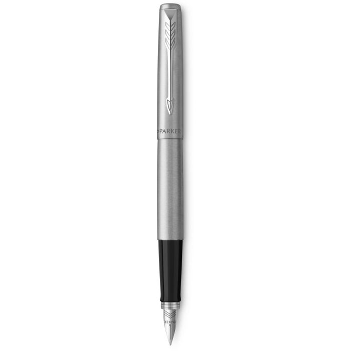 Parker Juego Bolígrafo y Pluma Estilográfica Jotter Acero Inoxidable Adornos Cromados Diseño Icónico con Estuche Parker 2 Parker Juego Bolígrafo y Pluma Estilográfica Jotter Acero Inoxidable Adornos Cromados Diseño Icónico con Estuche Parker 2