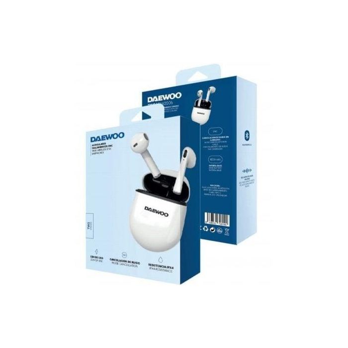 Auriculares in Ear Bluetooth Daewoo DW2006 Blanco 4 Auriculares in Ear Bluetooth Daewoo DW2006 Blanco 4