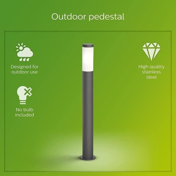 Philips PHI8719514417557 Potelet Utrecht 20W Antracita 0 Philips PHI8719514417557 Potelet Utrecht 20W Antracita 0