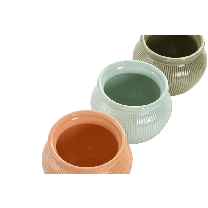 Macetero Urban DKD Home Decor Multicolor 18 x 14 x 18 cm Set de 2 (8 Unidades) 2 Macetero Urban DKD Home Decor Multicolor 18 x 14 x 18 cm Set de 2 (8 Unidades) 2