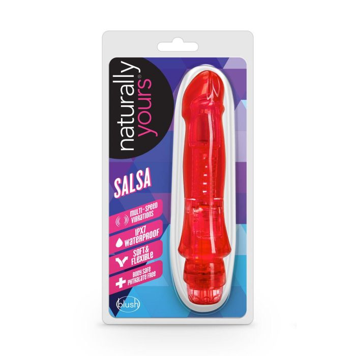 Vibrador Blush Naturally Yours Rojo 3 Vibrador Blush Naturally Yours Rojo 3