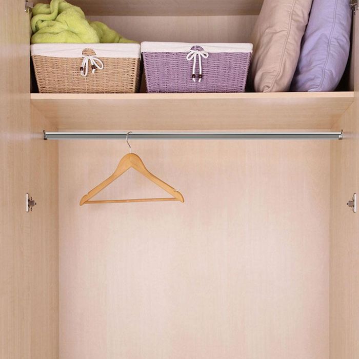 Cintacor Soporte Armario Central Ovalado Blanco para Barra 15x25mm (1 ud) 3