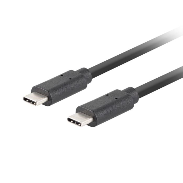 Lanberg CA-CMCM-32CU-0018-BK Cable USB C a USB C 3.2 Gen 2 (3.1 Gen 2) Negro 1.8 Metros Lanberg CA-CMCM-32CU-0018-BK Cable USB C a USB C 3.2 Gen 2 (3.1 Gen 2) Negro 1.8 Metros