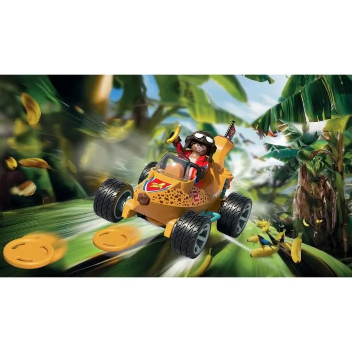 Playmobil Racing Banana (Plátano) Juguete Infantil Figura para Niños +3 Años 1