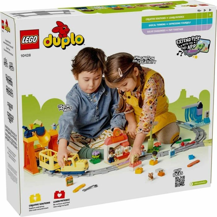 LEGO 10428 DUPLO My Town El Gran Tren Comunitario Interactivo - Juguete de Aprendizaje Temprano para 3 Años 9