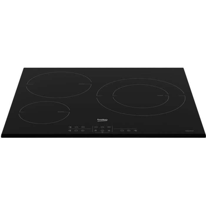 Placa de inducción BEKO - 3 fuegos - 58x51 cm - HII63200MTB 3 Placa de inducción BEKO - 3 fuegos - 58x51 cm - HII63200MTB 3