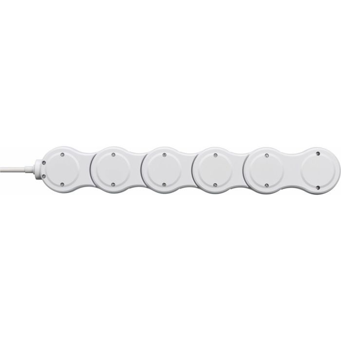 Regleta Enchufes 5 Tomas con Interruptor Brennenstuhl Vario-Power Blanco 3600 W USB x 2 (1,4 m) 8 Regleta Enchufes 5 Tomas con Interruptor Brennenstuhl Vario-Power Blanco 3600 W USB x 2 (1,4 m) 8
