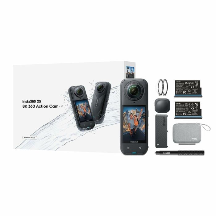 Insta360 INS6977644761496 X5 Bundle Edition Cámara Deportiva 360° 8K WiFi Bluetooth FlowState Resistente Agua 11 Insta360 INS6977644761496 X5 Bundle Edition Cámara Deportiva 360° 8K WiFi Bluetooth FlowState Resistente Agua 11