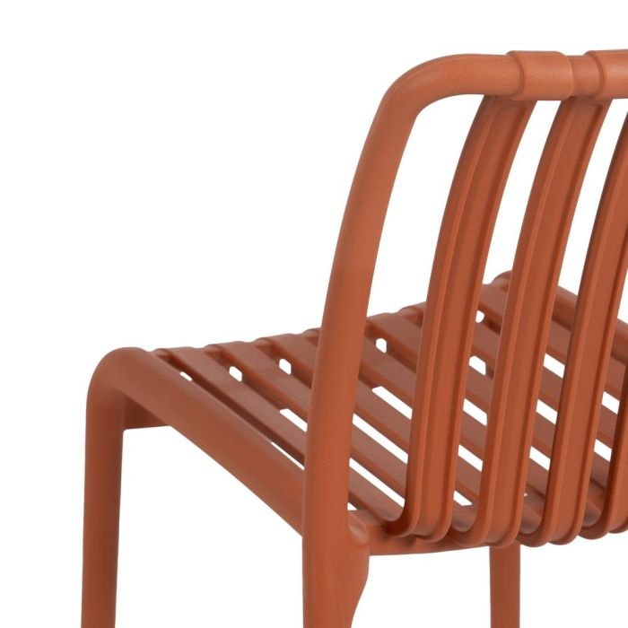 Silla Apilable Terracota Polipropileno 50 X 58 X 80 cm