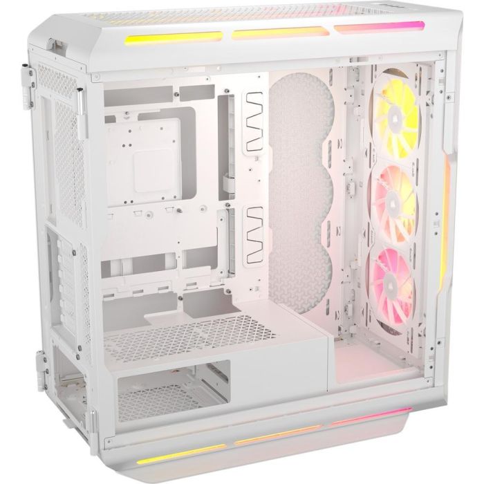 Corsair 5000T LX RGB Caja Media Torre Blanco CC-9011299-WW, Vidrio Templado, Compatible con Mini-ITX, Micro-ATX, ATX, E-ATX 6